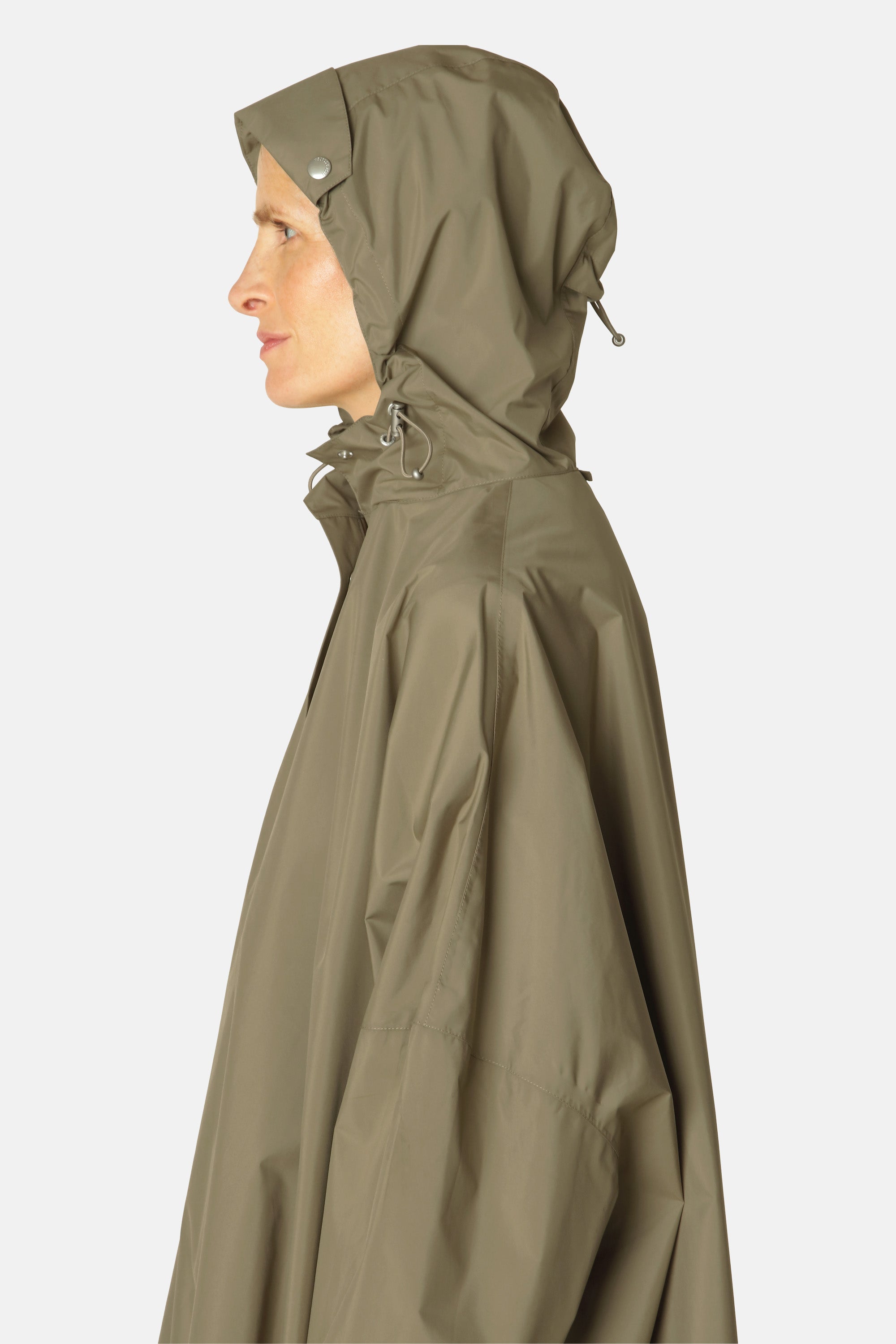 Ilse Jacobsen Hornbæk Rain Poncho Mit Ärmeln Poncho 496 Covert Green